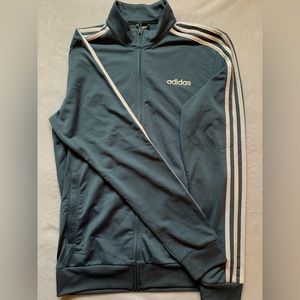 New Adidas Mens Teal Jacket